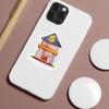 50 Hand-drawn Street-side Small Shop Graffiti Stickers for Mobile Phones, Luggage, Waterproof Decoration, Creative Stationery Stickers