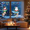Window Stickers, Snowflakes, Glitter Christmas Decoration Window Stickers, Static Christmas Window Stickers(1PC)