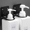 Stainless Steel Shower Gel Bottle Rack Shampoo Hanger Hooks Wall Mounted Universal Soap Dispenser Holders