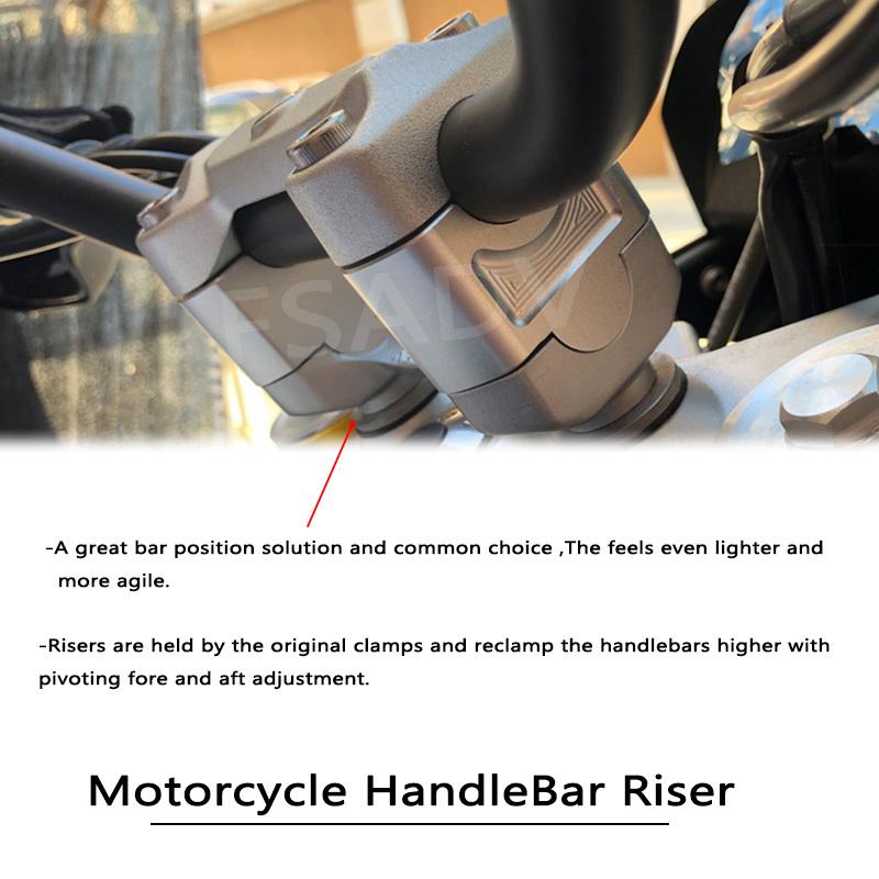 Fit For BMW G310GS G310R Motorcycle Handlebar Handle Bar Riser Heighten Extend Mount Clamp Adapter G310 GS G 310 GS R 2017-2023