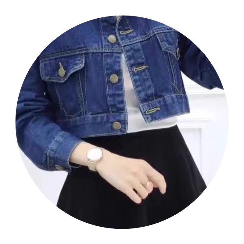 Women's Short Loose Denim Jacket - Spring/Autumn 2025 Korean Style Casual Outerwear