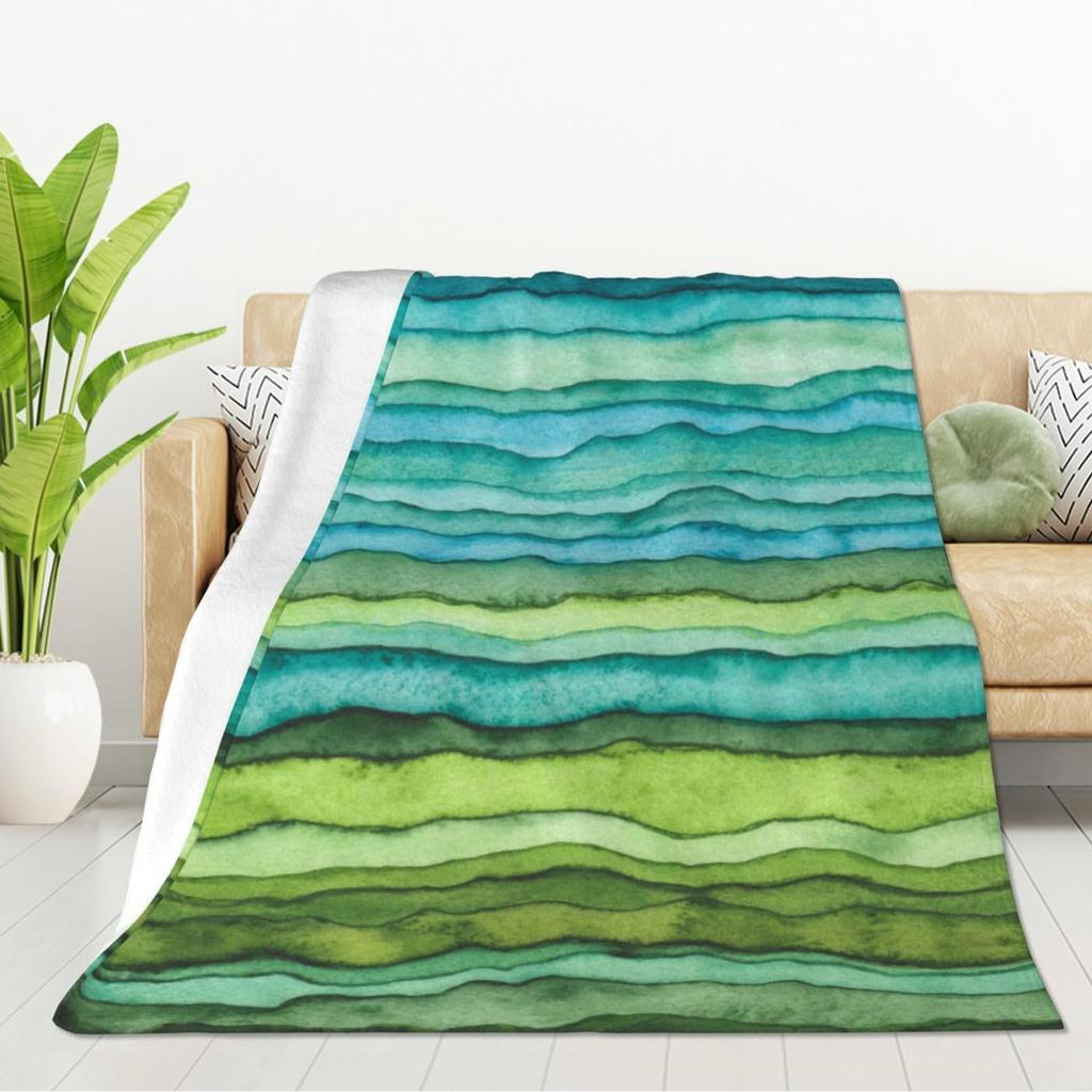 Brown Rust Color Printed Blanket for Sofa Bed Travel Camping Living Room Office Conditioning Blanket for All Seasons Gifts