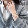 Glänzendes Treibsand-Temperament Voller Diamanten Retro Römisch Leichter Luxus Keramik Nischenuhr Damen