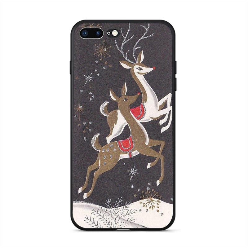 Merry Christmas Phone Cases For iPhone 11 Pro Max 7 8 6 6S Plus 5 5S 12 Mini Santa Claus For iPhone XR X XS Max TPU Cover Shells