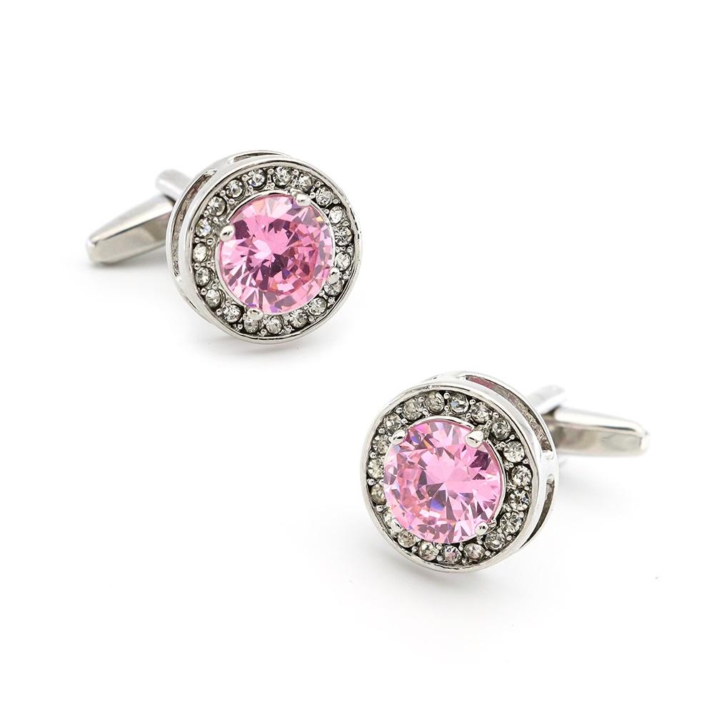 Igame Crystal Cuff Links Quality Brass Material Stone Cufflinks For Wedding Men