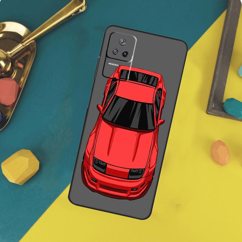 JDM Car Case For Xiaomi 15 14 13 Ultra 11T 12T 13T 14T Pro POCO X7 Pro X3 X5 X6 F5 F6 M6 Pro Funda