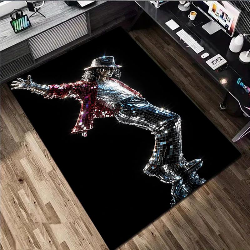 Michael Jackson Rug Carpet Office Decorative Carpet For Living Room Bedroom Door Mat Floor Rug Computer Chair Area Rug
