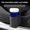 Car Storage Rack Leather Texture Waterproof Car Door Side Organizer Multi-Functional Vehicle Cup Holder Storage Box for Phone Keys Water Bottle Fit