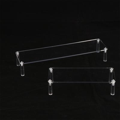Ακρυλική βάση οθόνης Clear Display Riser Rack για Cupcake, Φιγούρες Organizer Doll Perfume