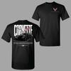 Corvette T-Shirt, Black Sports Car Graphic Tee With Bold Corvette Logo And Racin