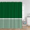Solid Striped Shower Curtain Pink Yellow Blue Green Pattern Modern Simple Bath Curtains Polyester Cloth Home Bathroom Decoration