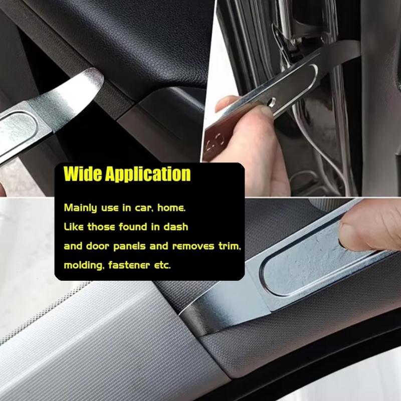 Multipurpose 4140 Pry Tool for Car Trim Disassembly Steel Construction Ergonomic Grip Comfortable Handling