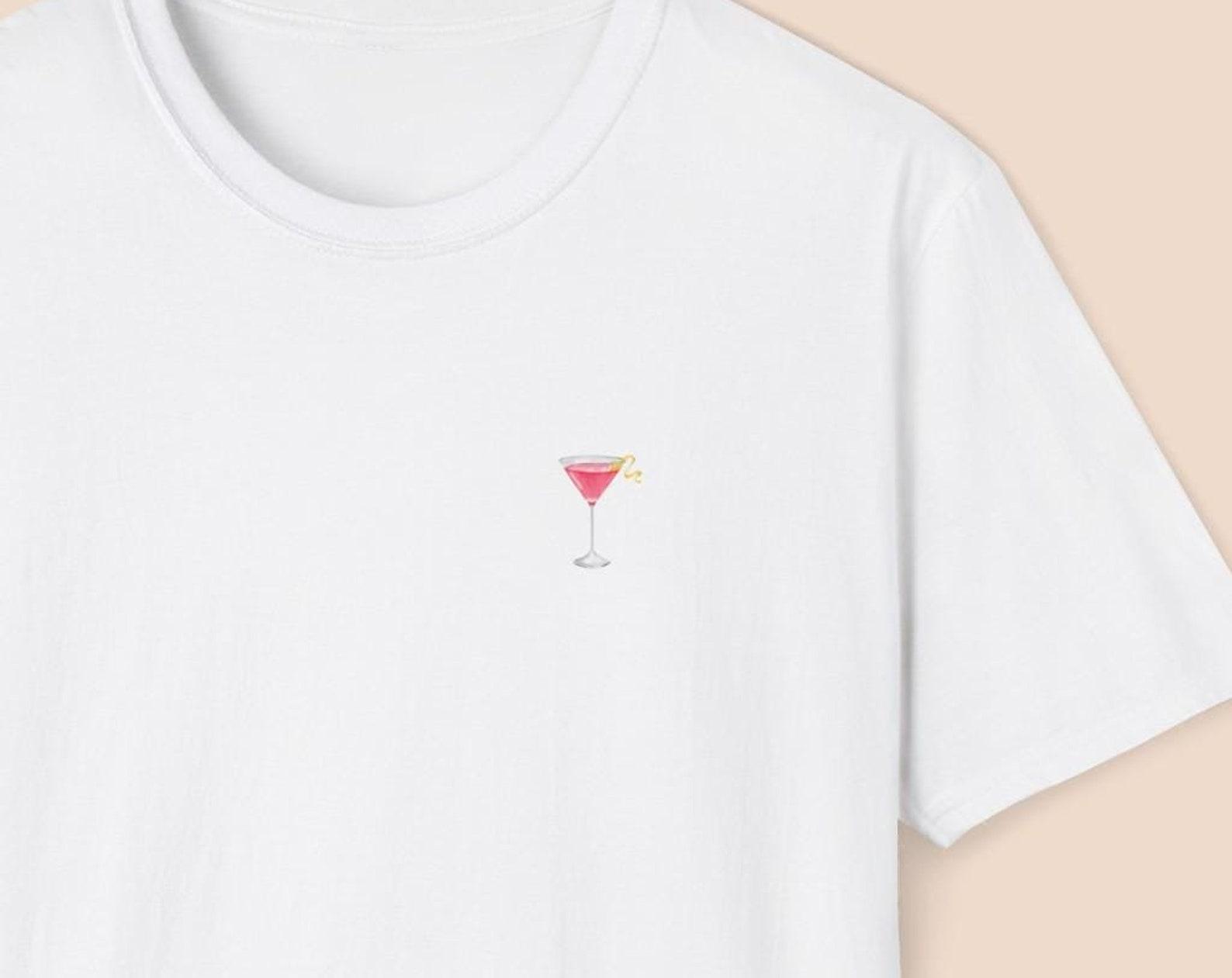 Cosmopolitan Shirt, Gift for Cosmopolitan Lover, Cosmopolitan Art Print, Cocktail Gift Shirt, Funny Alcohol Shirt, Summer Cocktail Party M