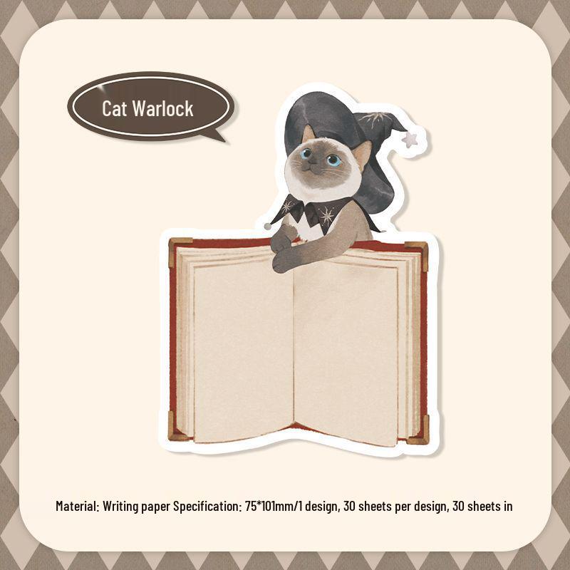 Infeel.Me Cute Forest Recorder Sticky Notes - Cartoon Check-in Planner for Students
