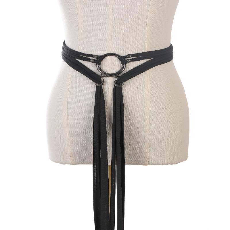 Medieval Long Rope Ring Knotted Belt For Women, Norse Witch Waist Knotted Rope Belt, Viking Renaissance Costume Accessories