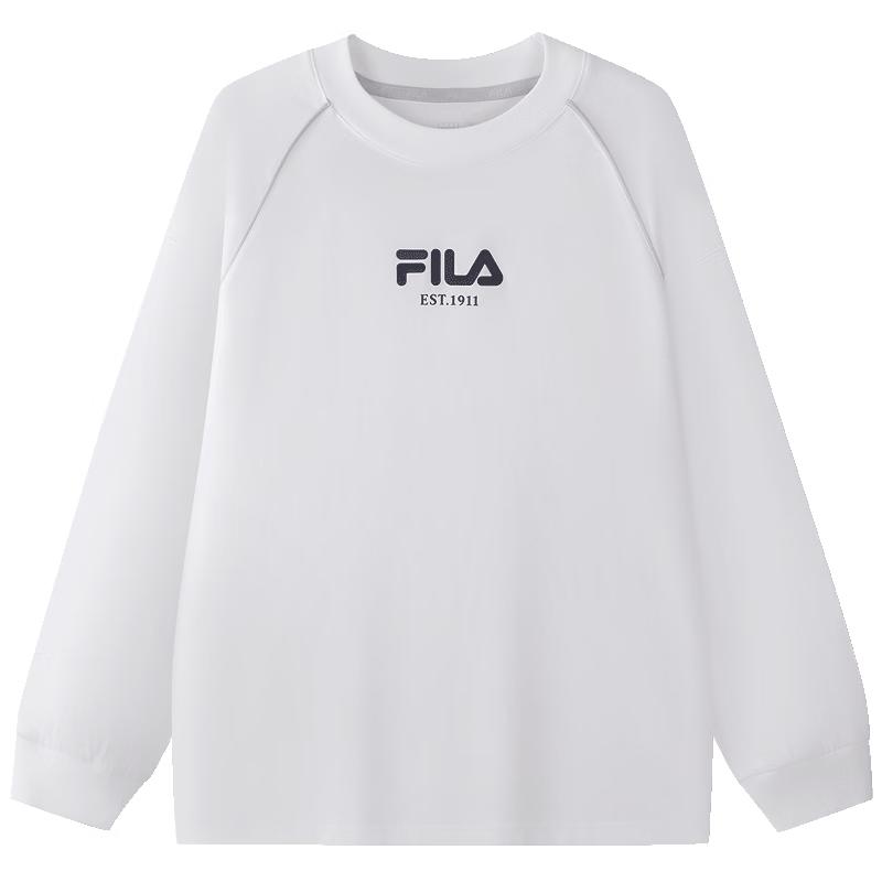 Fila Junior Boys' Long-Sleeve Crewneck T-Shirt
