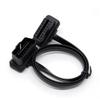 30cm Flat Thin OBD2 OBD II Connectors 16PIN Male To Female Connector Car Extension Cable For Auto ELM327 Interface