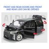 1/18 Scale Toyota Alphard MPV Large Size Alloy Car Model Diecast Metal Toy Vehicles Car Model Simulation Sound and Light Children Gift