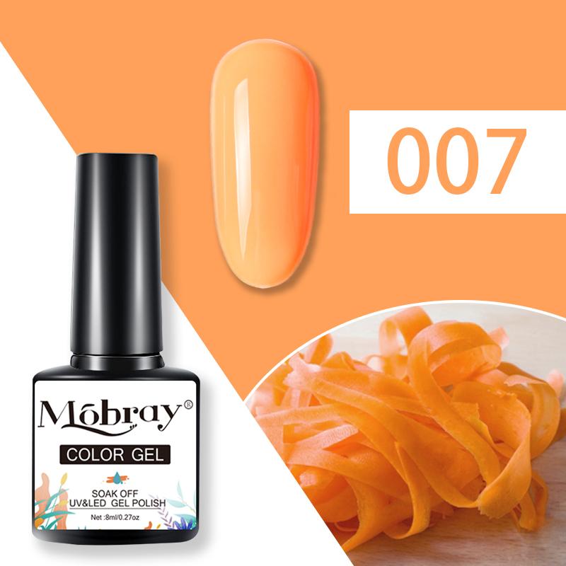 Mobray 80 Colors Gel Nail Polish 8ML Semi Permanent Gel Lacquer Soak Off UV Gel for Nail Art