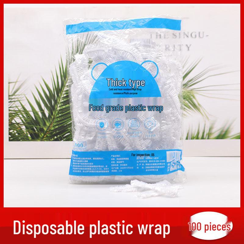 Disposable Food-Grade PE Cling Film Cover: Tear-Free, Thickened, Anti-Odor, Fresh-Keeping Household Wrap