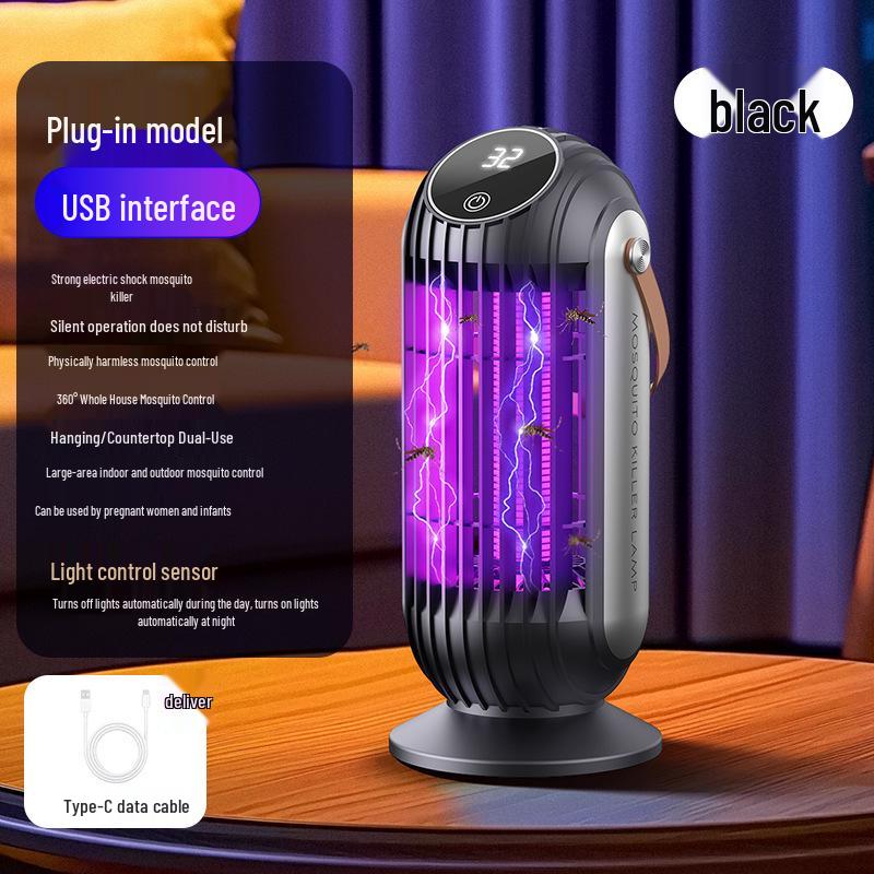

Wall-Mounted High-Power Outdoor Light-Controlled Mosquito and Fly Killer Lamp