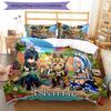 3pcs Custom Name Cartoon Genshin Impact Characters Bedding Set Duvet Cover Closure Includes 1 Duvet Cover & 2 Pillowcases for All Seasons Bedroom Deco