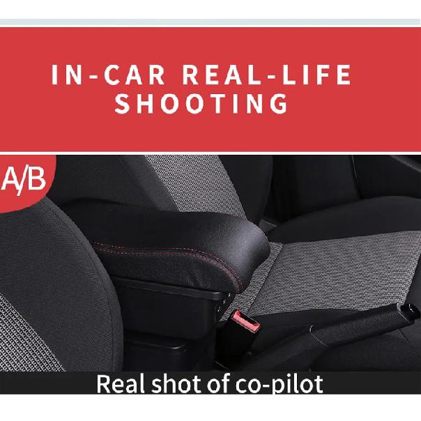 For Chevrolet SPIN car armrest box interior modification double-layer USB storage box center console car accessories elbow suppo