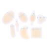 24Pcs Blister Plasters Invisible Hydrocolloid Gel Blister Bandages Blister Cushion Pad For Heel Foot Toe And Guard Skin