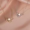 Pearl Leaf Clavicle Necklace: Summer 2021 Light Luxury, Versatile, Celebrity Style for Women