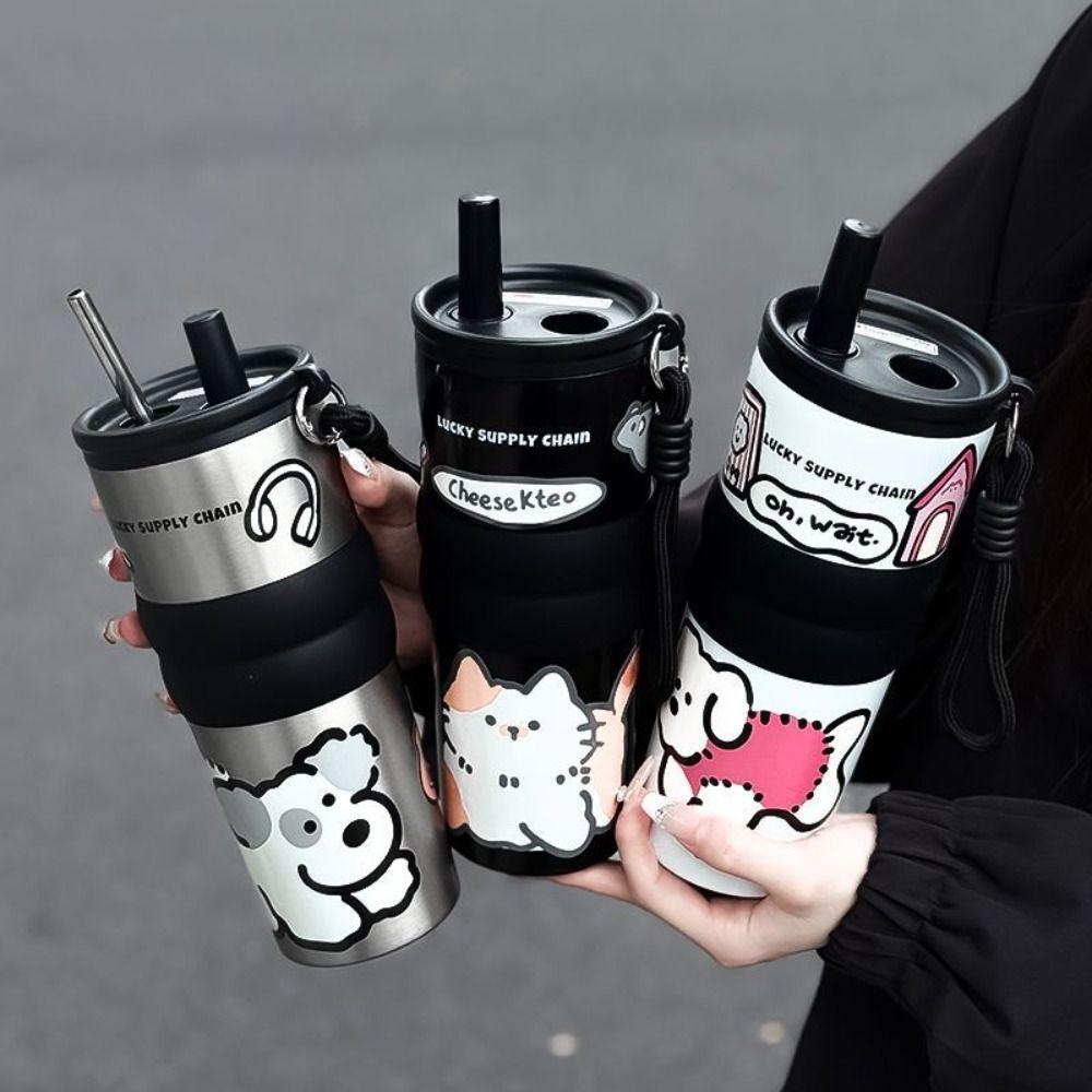 700ML Insulated Cup Stainless Steel Travel Thermal Cup Creative Insulated Water Cup  Gift