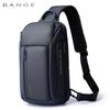 BANGE New Men Fashion Crossbody Bag Multifunction Chest Bag Large Capacity Outdoor Travel Bag
