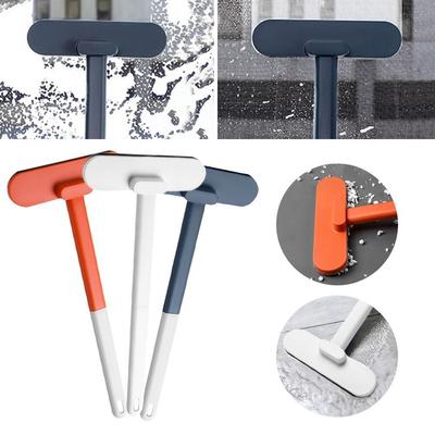 Wet Dry Use Long Handle Cleaning Brush Multifunctional Dust Removal Window Washing Brush Long Handle Household