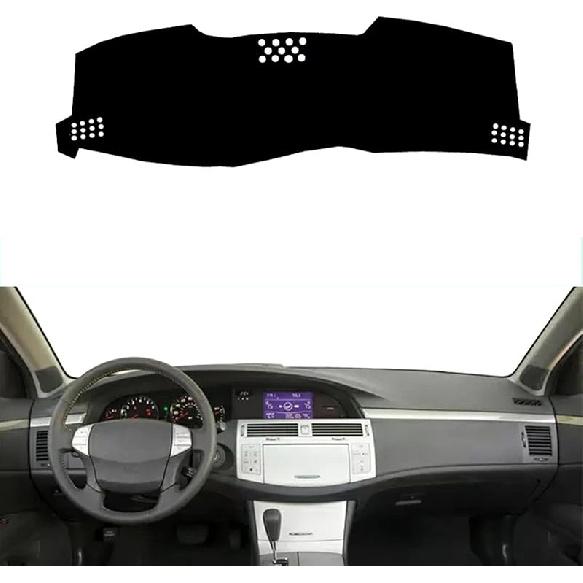 

Подходит для Toyota Avalon 2005-2010, Накладка на приборную панель, Нескользящий коврик на приборную панель, Черные чехлы на приборную панель, Аксессуары для украшения салона автомобиля Lhd Black Edge