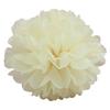 10 Pezzi 10cm Pompon Carta Velina Pom Pon Poms Palline Fiore per Decorazione Matrimonio Stanza Forniture Festa Fai da Te Fiori di Carta Bianchi da Appendere