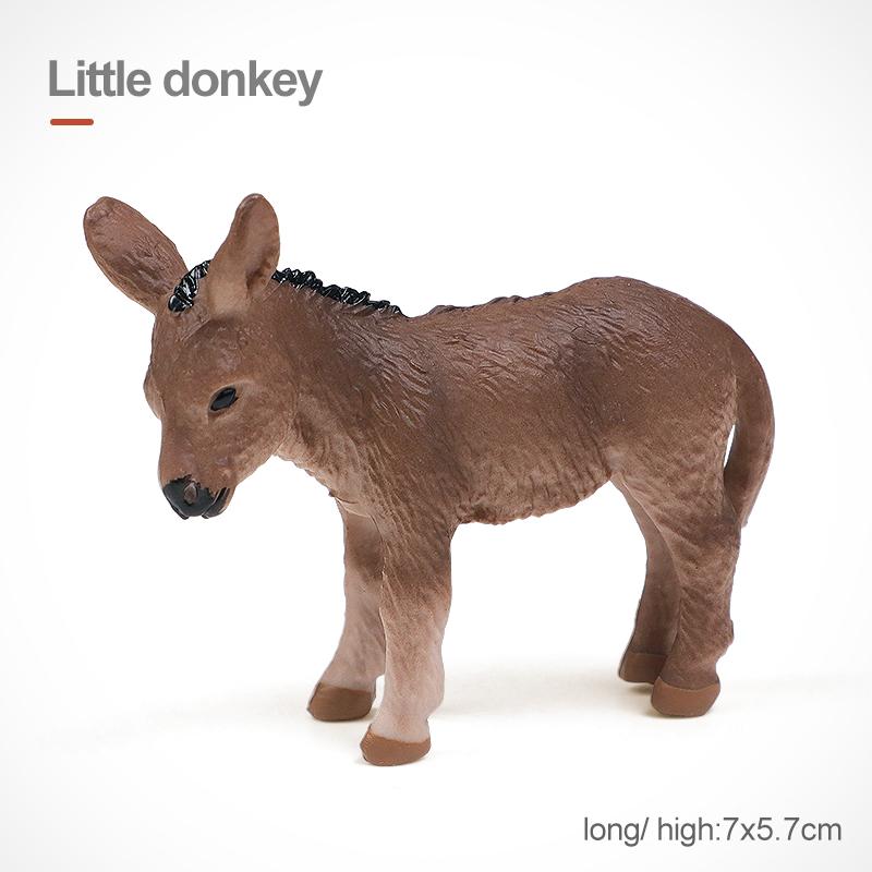 Simulation Farm Animals Poultry Cow Pig Dog Chicken Duck Goose Cub Figurines Model Action Figures Educational Toy For Kids