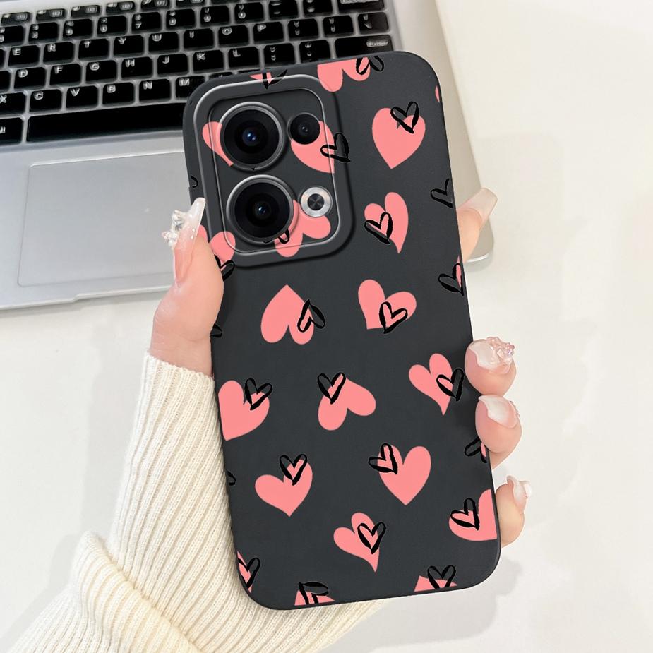 For Oppo Reno 13 Pro 5G Case CPH2697 Luxury Fashion Candy Painted Cover Soft TPU Phone Case For Oppo Reno 13 Reno13 Pro 5G Shell
