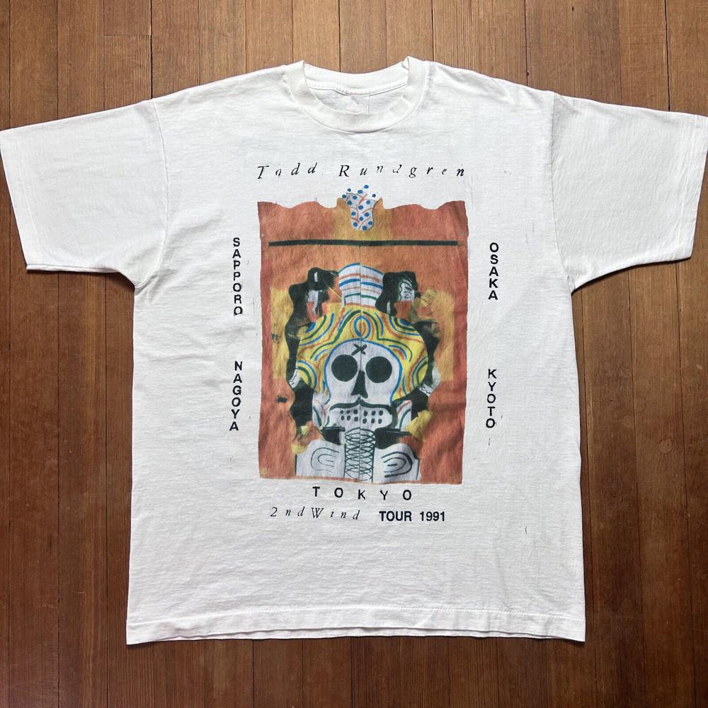 

Todd Rundgren Music Tour White T-Shirt Cotton Al Size Unisex Unisex T-Shirt S