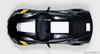 AUTOart Maßstab Chevrolet Corvette C7 Grand Sport Schwarz mit weißen Streifen und gelben Markierungen 1/18