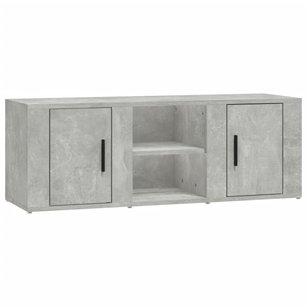 Vidaxl Szafka Pod Tv, Szarość Betonu, 100X31,5X35 Cm