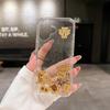 Anwendbar auf iPhone 16 Neujahr Handyhülle Treibsand Gold Gott des Reichtums Apple 15 ProMax Transparent Glitzerpuder Sturzsicher 14