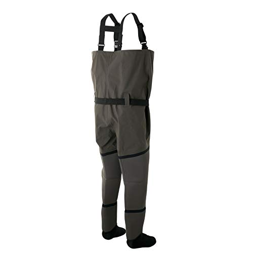 LITTLE PRESENTS N3 AQ ZIP Hybrid Waders W-52 Olive Gray, Size S