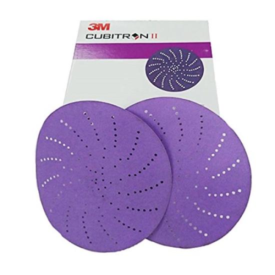 

3M Cubitron 2 Clean Sanding Disc 31473 50 pieces 320+ 125 фіолетовий
