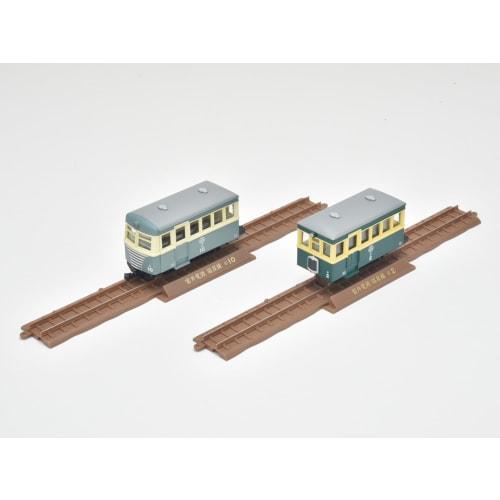 Railway Collection Tetsuro Narrow Gauge 80 Nekoya Line Ji10 New Paint/Ji2 Two-Tone Cream/Green Diorama Supplies