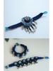 Yunnan Dali Handgefertigtes Ethnisches Batikstoff-Armband - Blau & Weiß Reiseschmuck