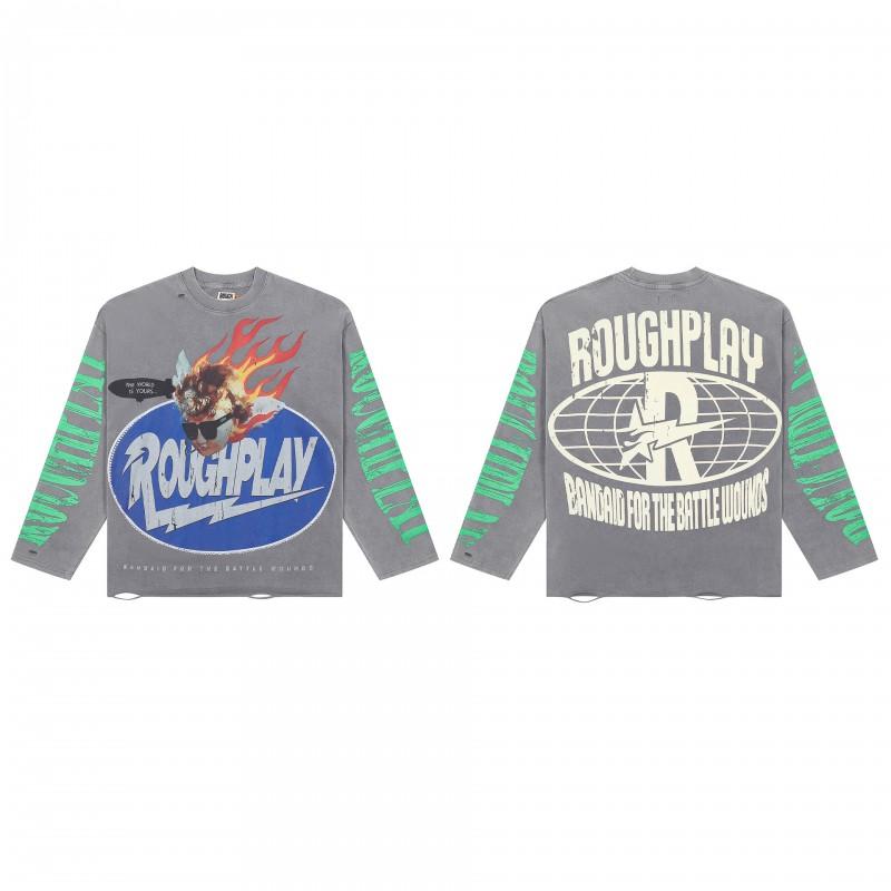 Vintage Washed Hoodie With Rhinestone Embroidery Streetwear Hip Hop Oversized Zip-Up Sweatshirt Men