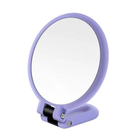 50-facher Vergrößerungs-Kosmetikspiegel, tragbar, faltbar, doppelseitiger Schminkspiegel, verstellbar, für Damen, Wandmontage, Handheld, Schreibtisch, Kosmetikspiegel