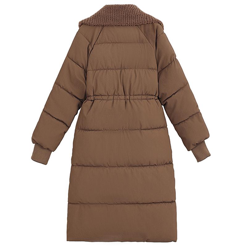 Women's Winter Coat Plus Size Fashion Thick Warm Long Warm Parkas Female Overcoat