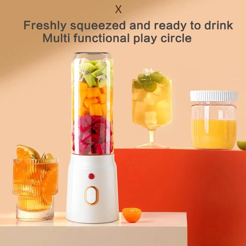 Portable Blender for Shakes and Smoothies Rechargeable Blender Fruit Juice Mixer for Travel/Picnic/Office/Gym/Sport