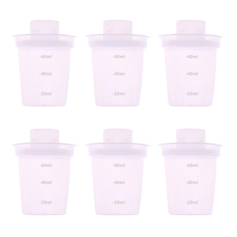 

6 Pieces Baby Milk Powder Storage Containers Organiser Box Compact Design Formula Dispenser Infant Essential 1