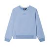 Fashion Casual Knitted Pullover Sweatshirt Women Tops Indigo-Blue F11W513209FBU